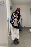 Walter Van Beirendonck Super Walter Knit sweater (led) AW22-23 5007 (A) Black